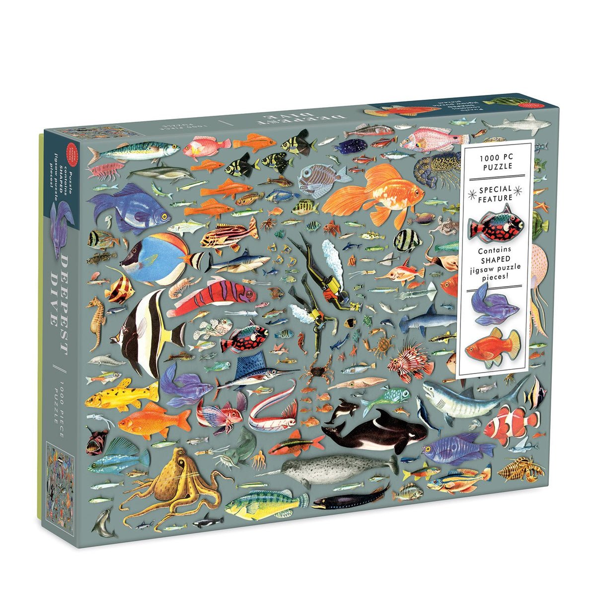 Búvárkodás Galison 1000 darabos kirakó puzzle (GA - 9780735364844) - puzzlegarden