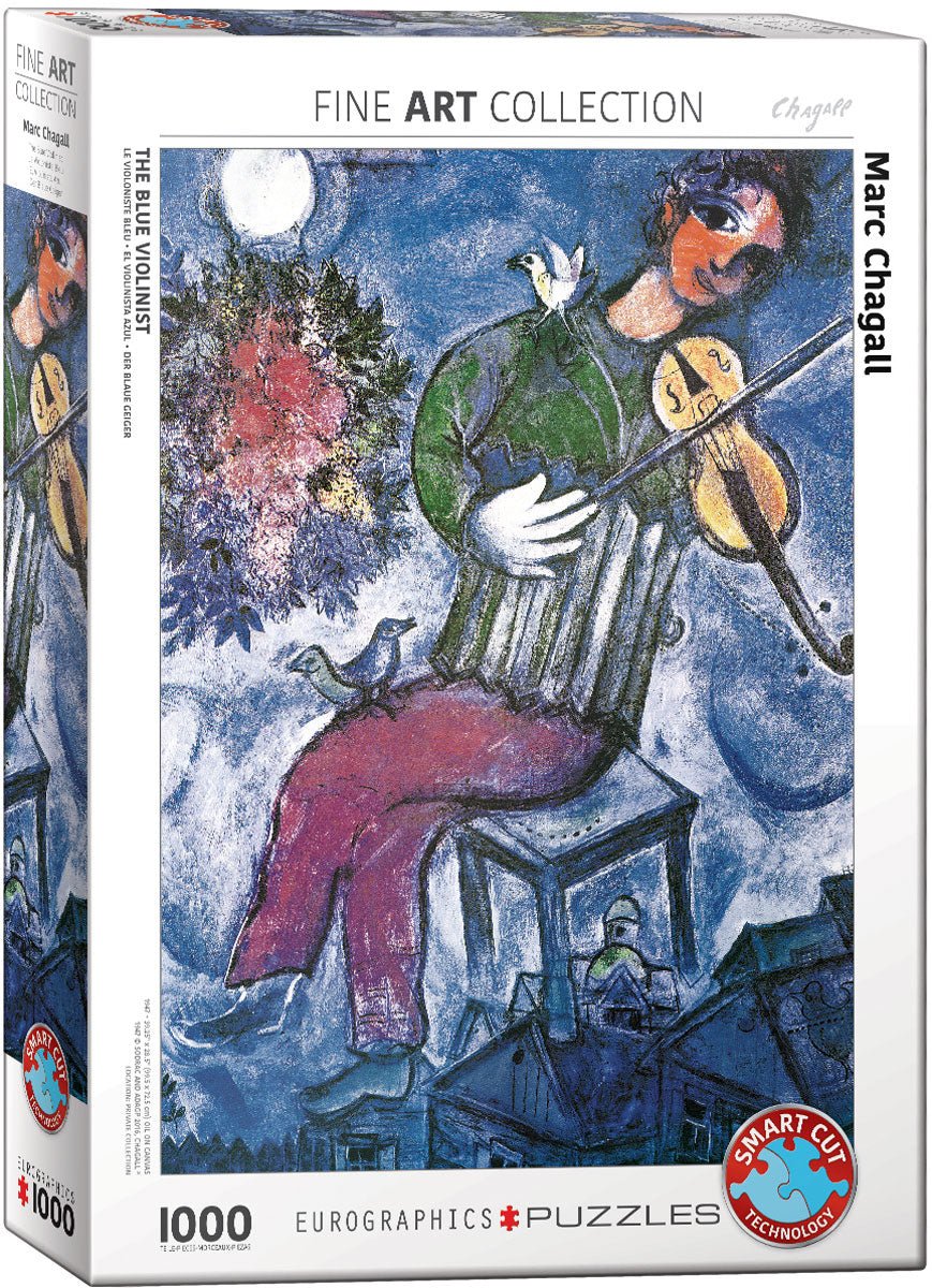 Chagall - A Kék Hegedűs EuroGraphics 1000 darabos kirakó puzzle (EUR - 6000 - 0852) - puzzlegarden