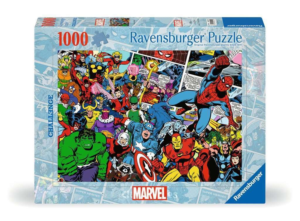 Challenge - Marvel Ravensburger 1000 darabos kirakó puzzle (RA - 12000510) - puzzlegarden