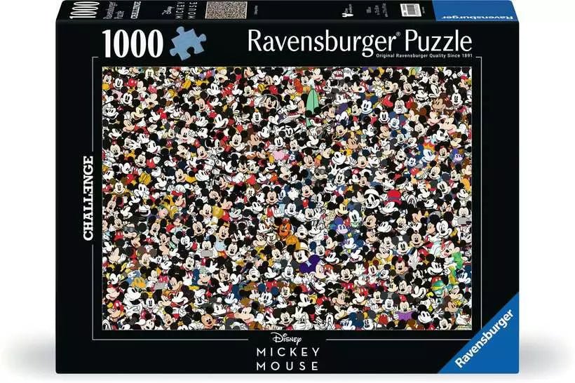 Challenge - Mickey egér Ravensburger 1000 darabos kirakó puzzle (RA - 12000529) - puzzlegarden