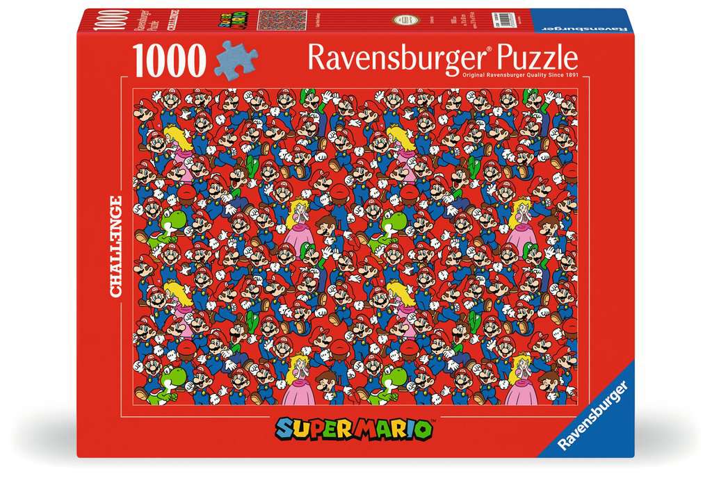 Challenge - Nintendo Super Mario Bros Ravensburger 1000 darabos kirakó puzzle (RA - 12000504) - puzzlegarden