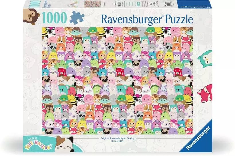 Challenge - Squishmallows Ravensburger 1000 darabos kirakó puzzle (RA - 12000746) - puzzlegarden