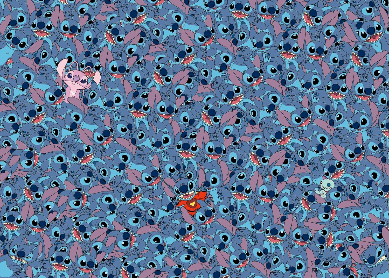 Challenge - Stitch Ravensburger 1000 darabos kirakó puzzle (RA - 12001265) - puzzlegarden