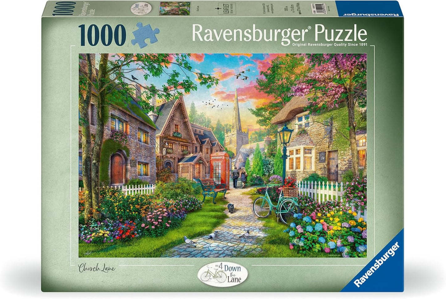 Church Lane Ravensburger 1000 darabos kirakó puzzle (RA - 12001101) - puzzlegarden