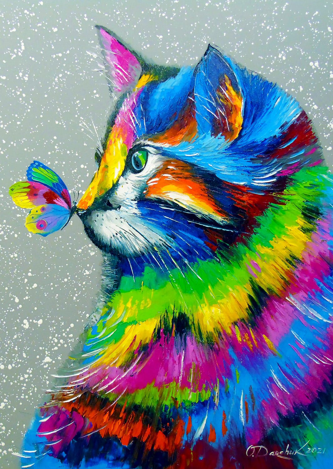 Cicus Pillangóval Enjoy 1000 darabos kirakó puzzle (EN - 1781) - puzzlegarden