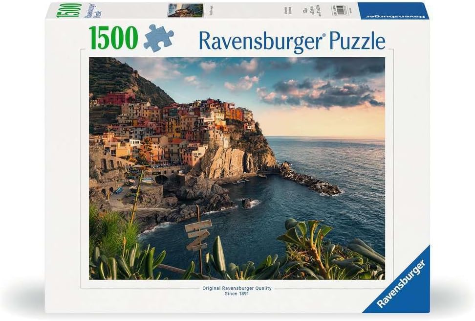 Cinque Terre Kilátás Ravensburger 1500 darabos kirakó puzzle (RA - 12000705) - puzzlegarden
