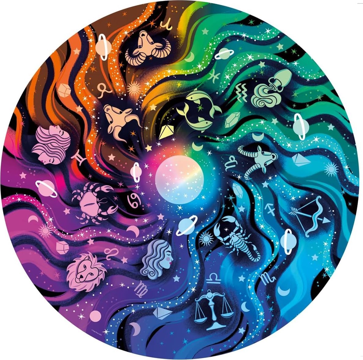Circle of Colors - Asztrológia Ravensburger 500 darabos kirakó puzzle (RA - 12000819) - puzzlegarden