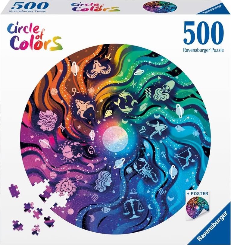 Circle of Colors - Asztrológia Ravensburger 500 darabos kirakó puzzle (RA - 12000819) - puzzlegarden