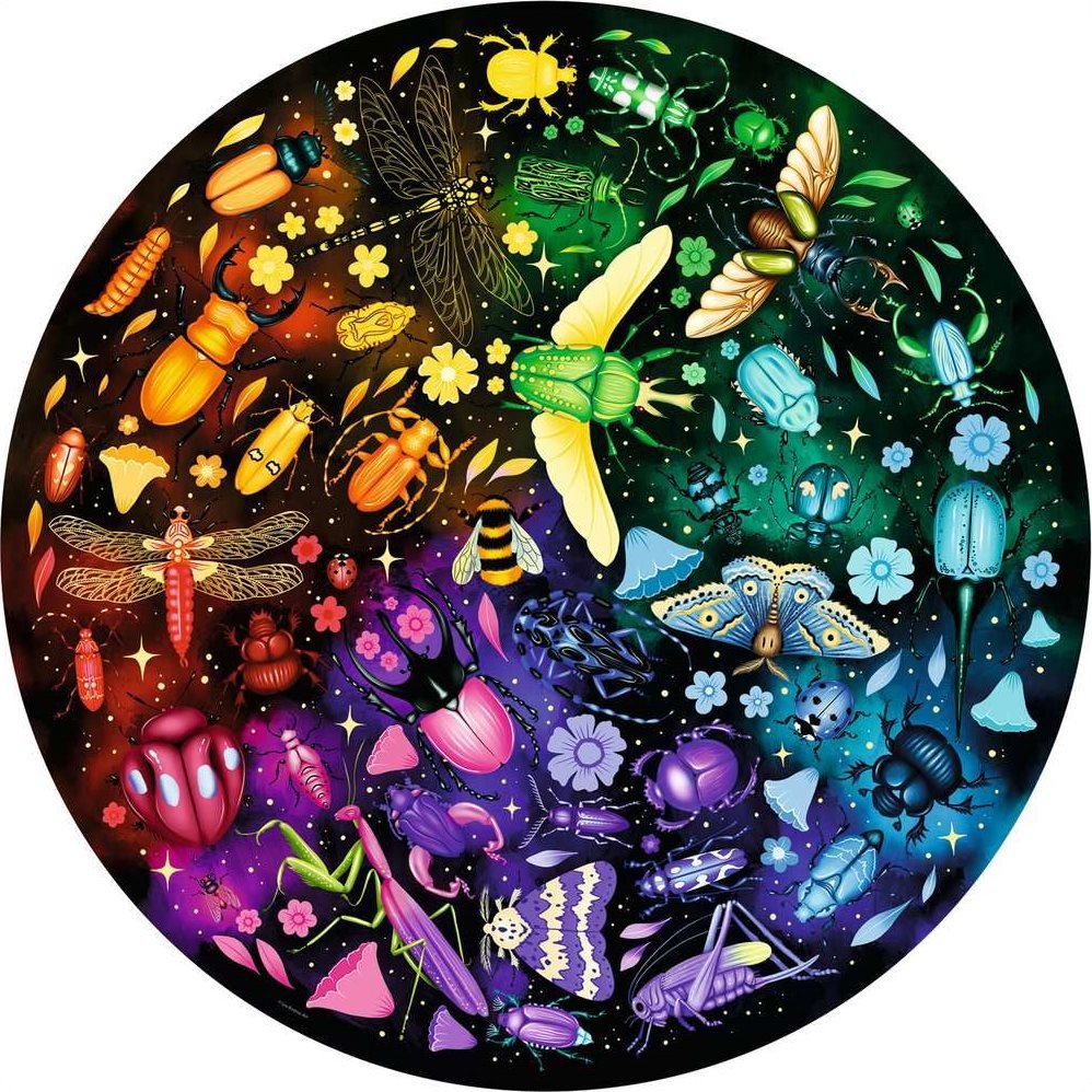 Circle of Colors - Rovarok Ravensburger 500 darabos kirakó puzzle (RA - 12000820) - puzzlegarden