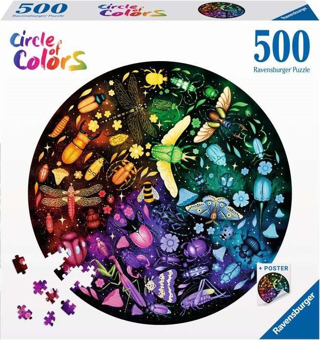Circle of Colors - Rovarok Ravensburger 500 darabos kirakó puzzle (RA - 12000820) - puzzlegarden