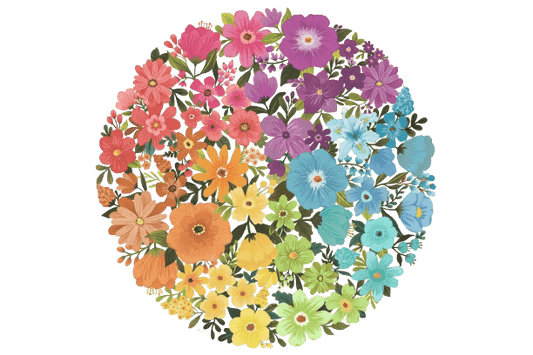 Circle Of Colors - Virágok Ravensburger 500 darabos kirakó puzzle (RA - 17167) - puzzlegarden