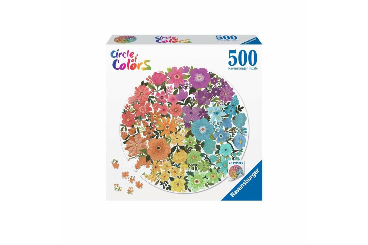 Circle Of Colors - Virágok Ravensburger 500 darabos kirakó puzzle (RA - 17167) - puzzlegarden