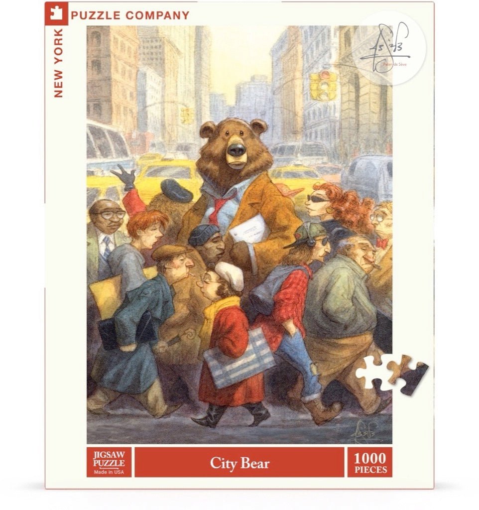 City Bear New York Puzzle Company 1000 darabos kirakó puzzle (NYPC - NPZDS2236) - puzzlegarden