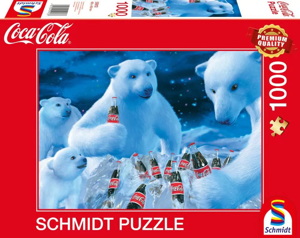 Coca - Cola Jegesmedvék Schmidt Spiele 1000 darabos kirakó puzzle (SCH - 59913) - puzzlegarden