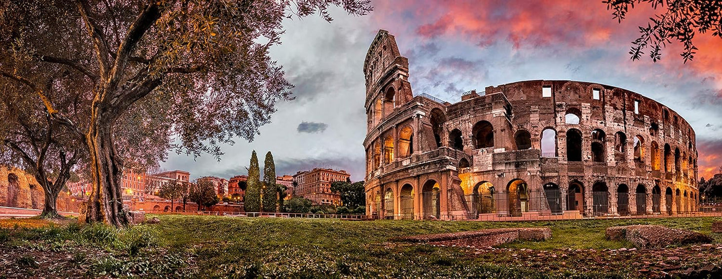 Colosseum a naplementében - panoráma Ravensburger 1000 darabos kirakó puzzle (RA - 12000440) - puzzlegarden
