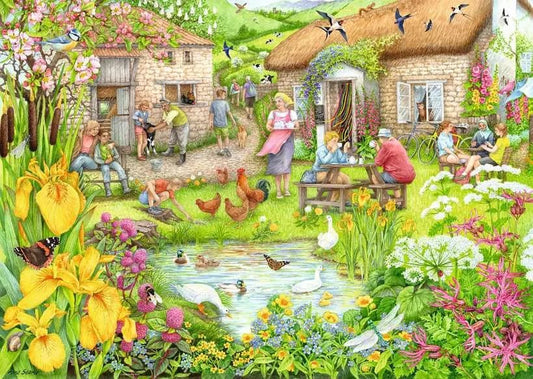 Cosy Cafe Collection No. 3 - Vidéki Kávézó Ravensburger 1000 darabos kirakó puzzle (RA - 12001454) - puzzlegarden