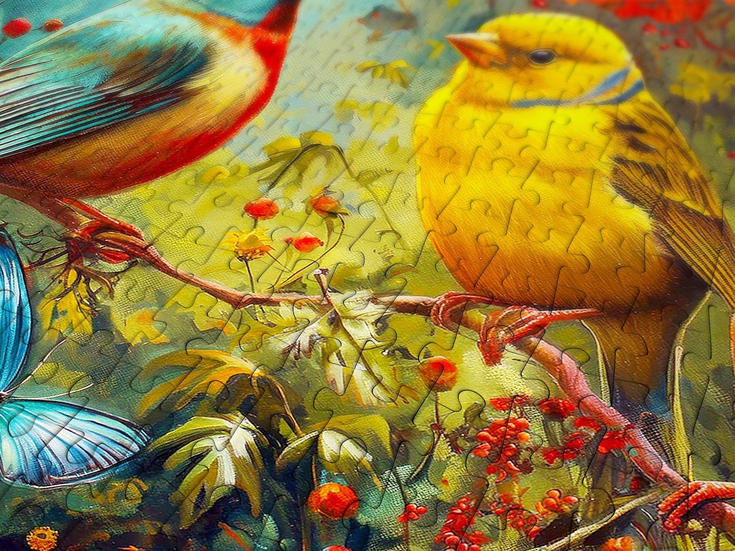 Csicsergés és rebbenés Enjoy 1000 darabos kirakó puzzle (EN - 2272) - puzzlegarden