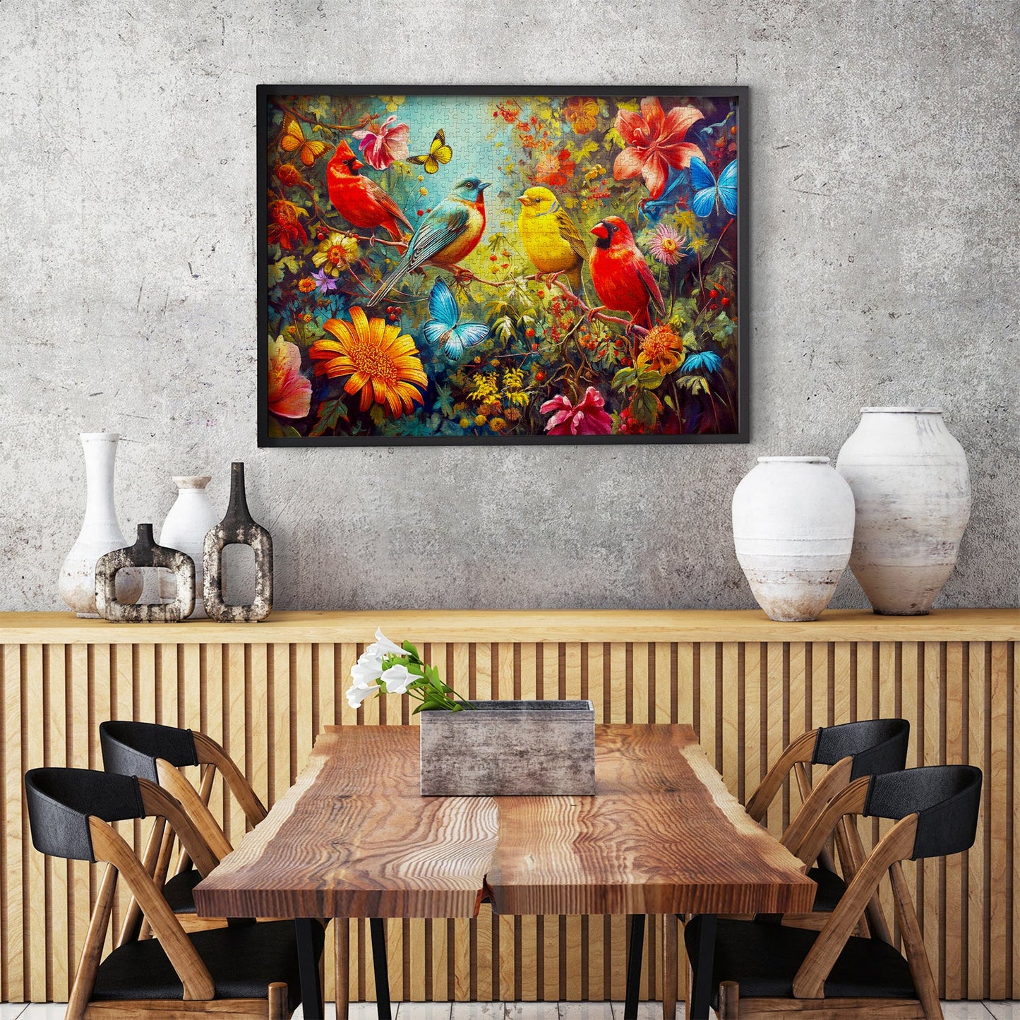 Csicsergés és rebbenés Enjoy 1000 darabos kirakó puzzle (EN - 2272) - puzzlegarden