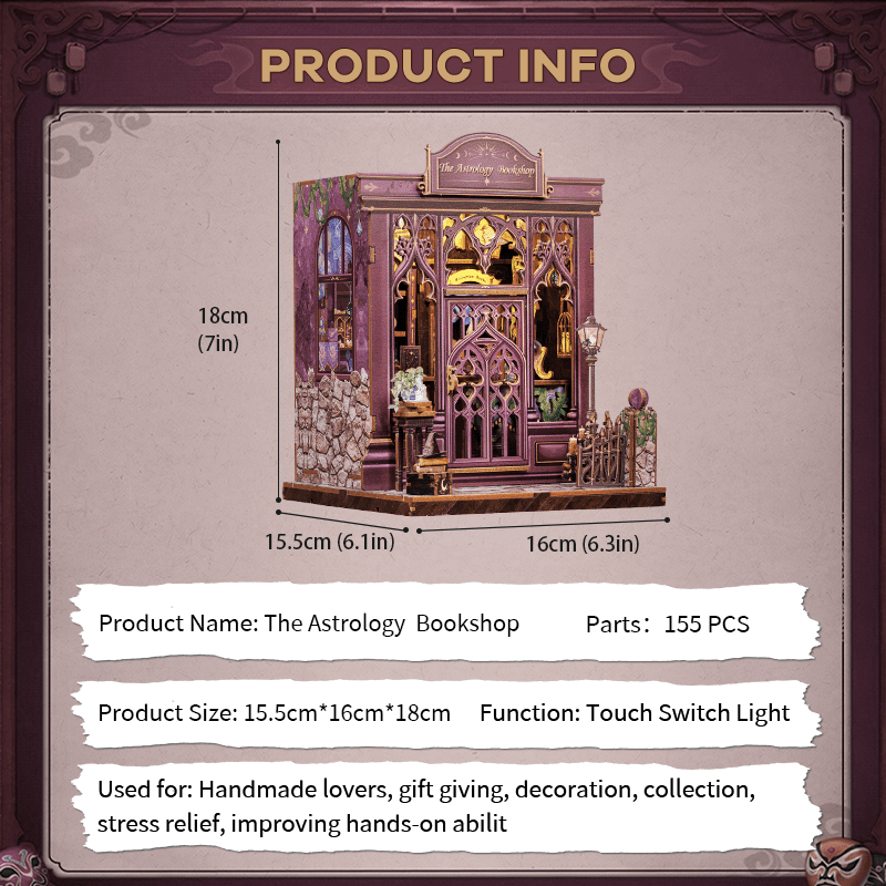 Csillagász Könyvesbolt CuteBee 155 darabos kirakó puzzle (CB - CWGC202) - puzzlegarden