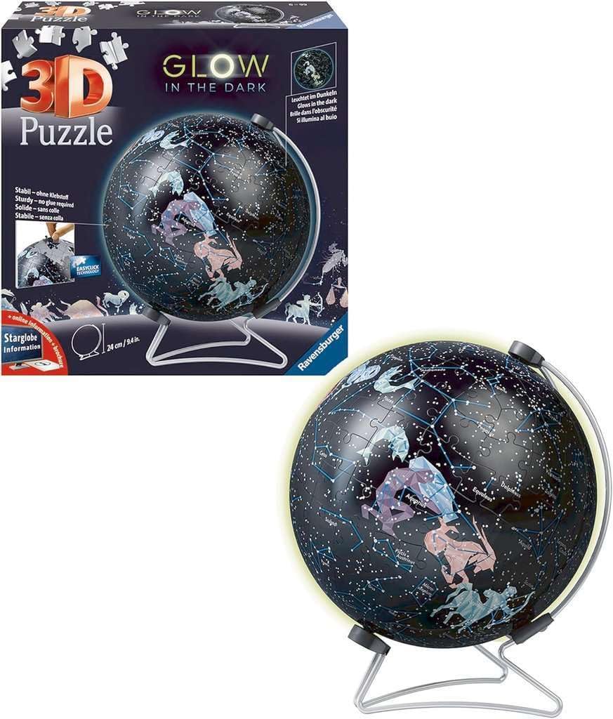 Csillaggömb - sötétben világít - 3D Ravensburger 190 darabos kirakó puzzle (RA - 11544) - puzzlegarden