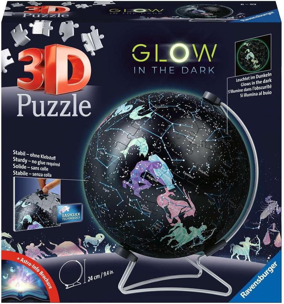 Csillaggömb - sötétben világít - 3D Ravensburger 190 darabos kirakó puzzle (RA - 11544) - puzzlegarden