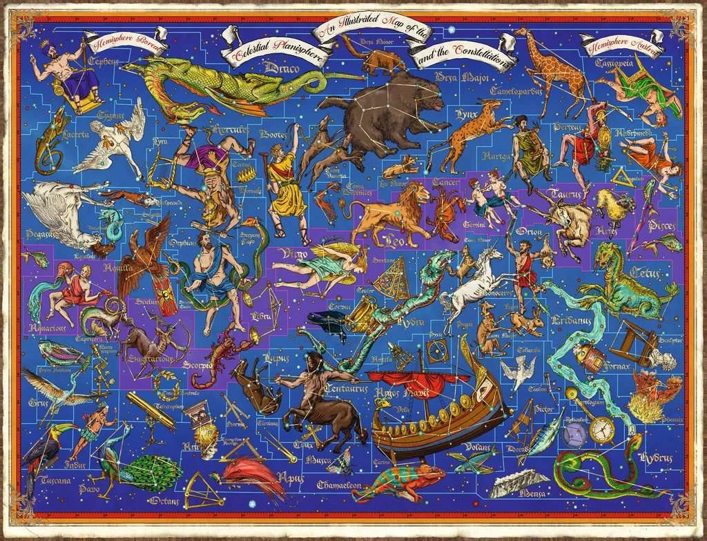 Csillagképek Ravensburger 2000 darabos kirakó puzzle (RA - 17440) - puzzlegarden