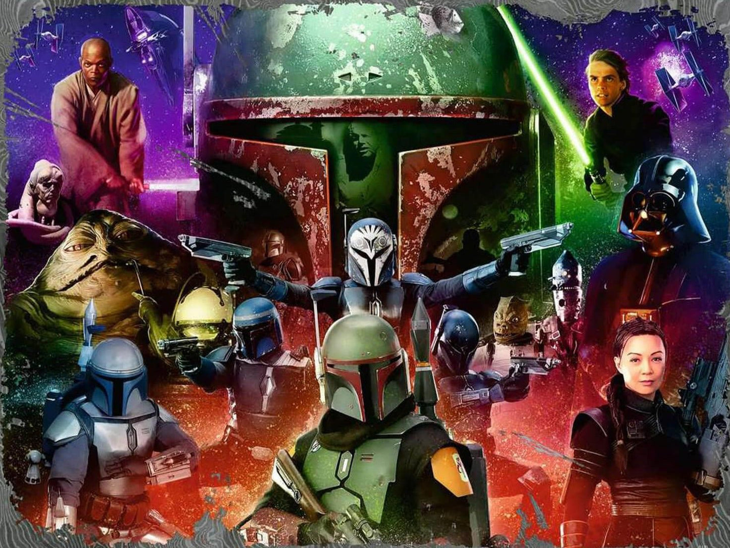 Csillagok Háborúja - Boba Fett a Fejvadász Ravensburger 1500 darabos kirakó puzzle (RA - 16918) - puzzlegarden