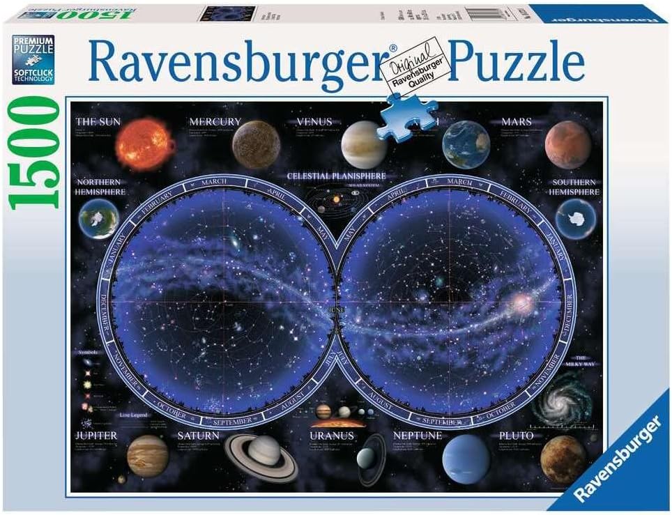 Csillagtérkép Ravensburger 1500 darabos kirakó puzzle (RA - 16373) - puzzlegarden