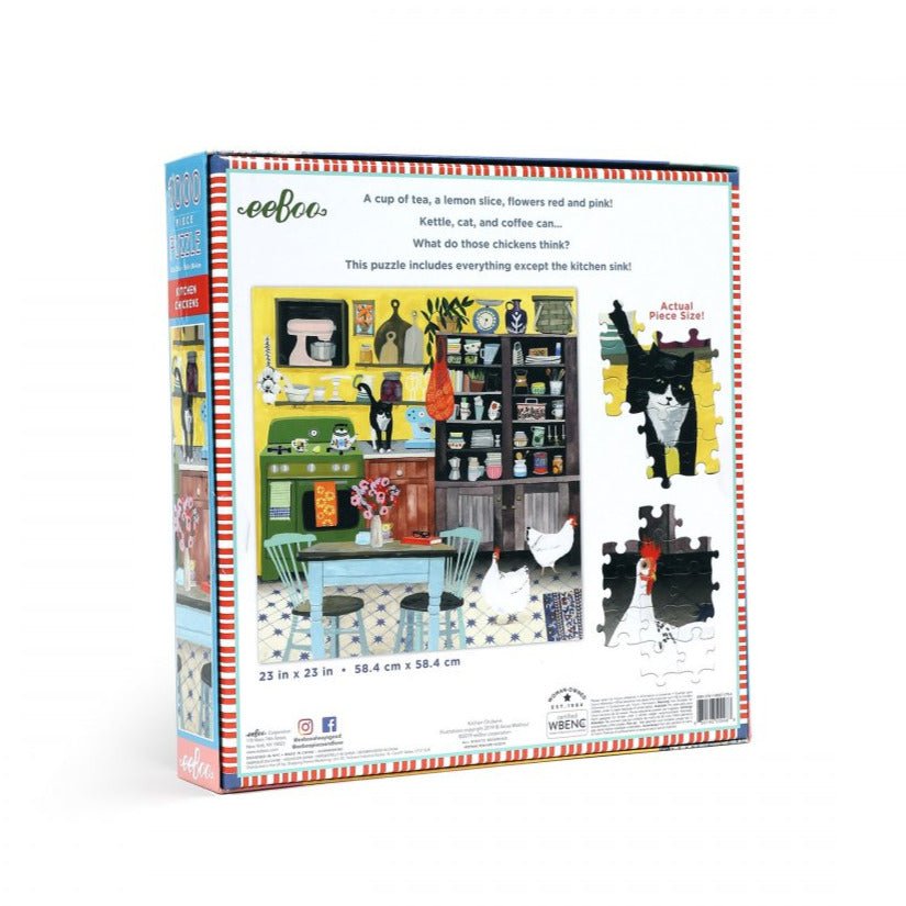 Csirkék a Konyhában Eeboo 1000 darabos kirakó puzzle (EB - PZTKHC) - puzzlegarden