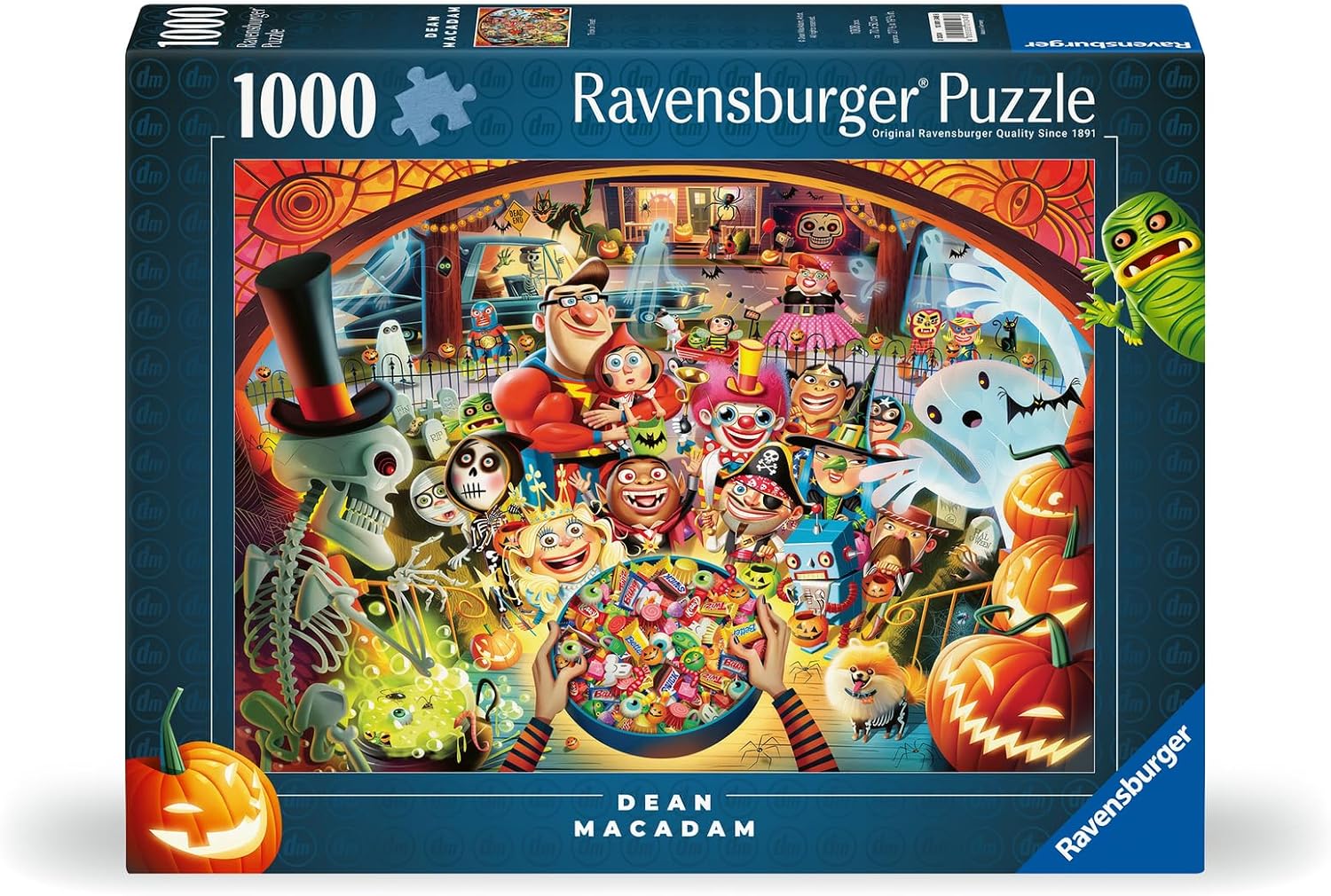 Csokit vagy csalunk! Ravensburger 1000 darabos kirakó puzzle (RA - 12001348) - puzzlegarden