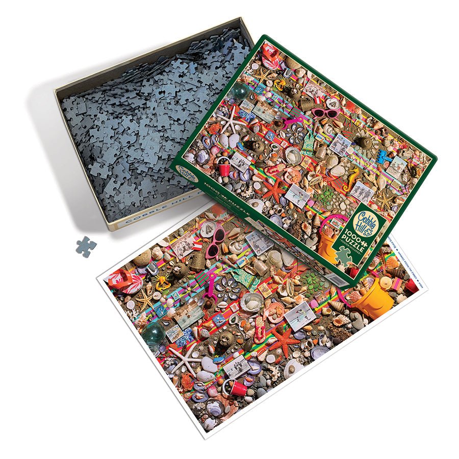 Cuccok a tengerparton Cobble Hill 1000 darabos kirakó puzzle (CH - 40041) - puzzlegarden