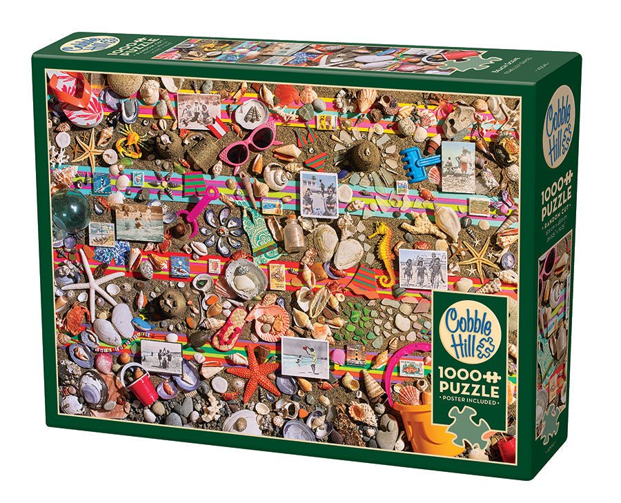 Cuccok a tengerparton Cobble Hill 1000 darabos kirakó puzzle (CH - 40041) - puzzlegarden