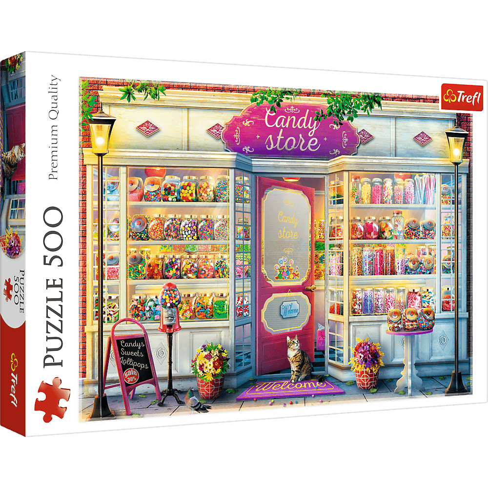 Cukorkabolt Trefl 500 darabos kirakó puzzle (TR - 37407) - puzzlegarden
