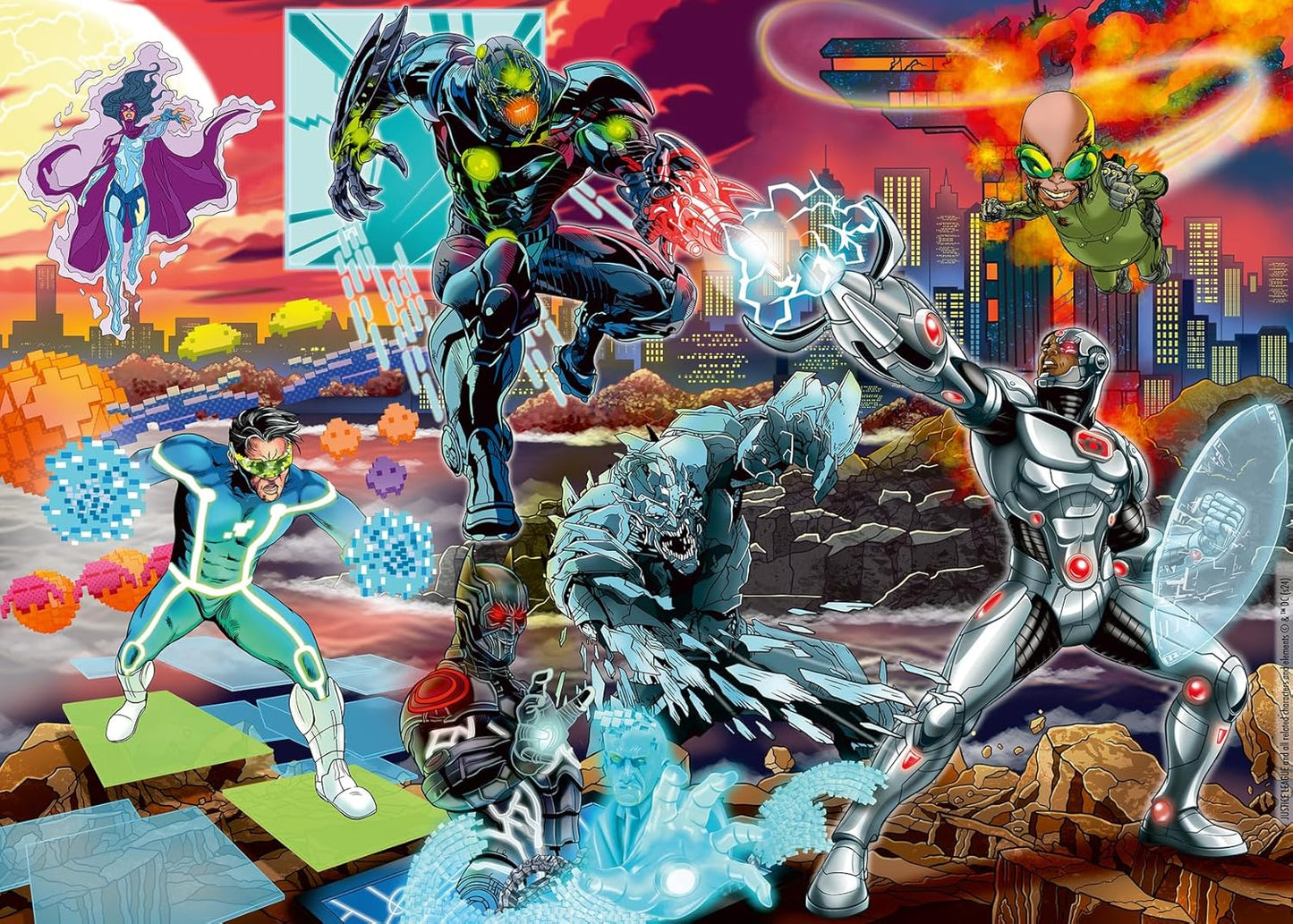 DC Collectors Edition - Cyborg Ravensburger 1000 darabos kirakó puzzle (RA - 12001347) - puzzlegarden