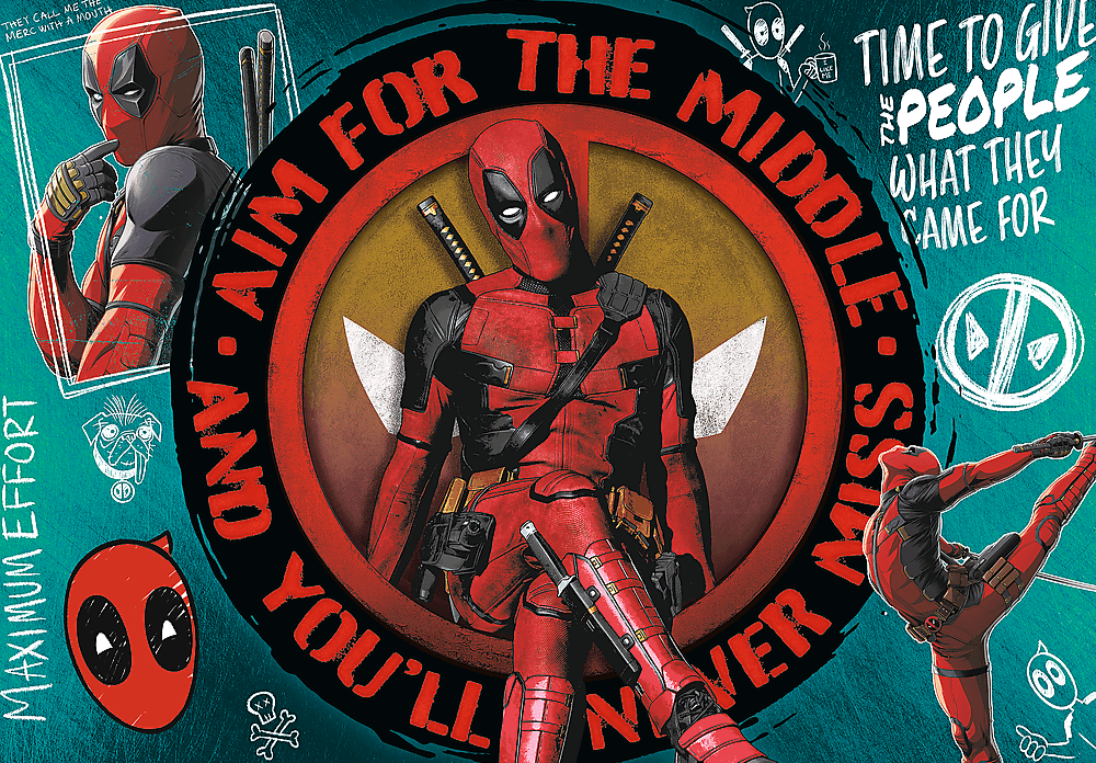 Deadpool Trefl 1000 darabos kirakó puzzle (TR - 10835) - puzzlegarden