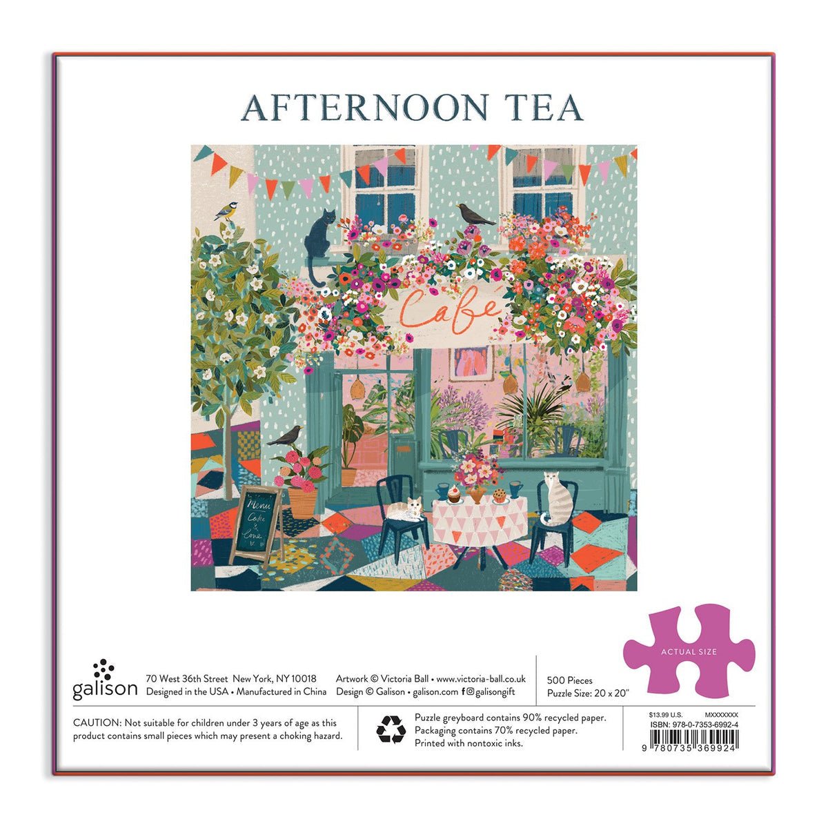 Délutáni Tea Galison 500 darabos kirakó puzzle (GA - M032922K) - puzzlegarden