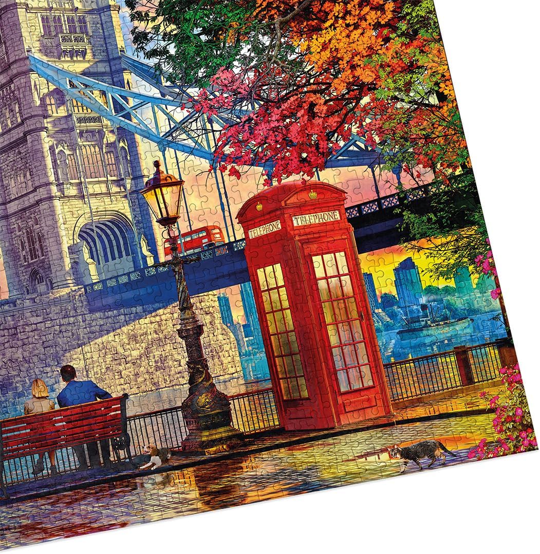 Derült ég a Tower híd felett Gibsons 1000 darabos kirakó puzzle (G - G7164) - puzzlegarden