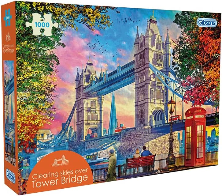 Derült ég a Tower híd felett Gibsons 1000 darabos kirakó puzzle (G - G7164) - puzzlegarden