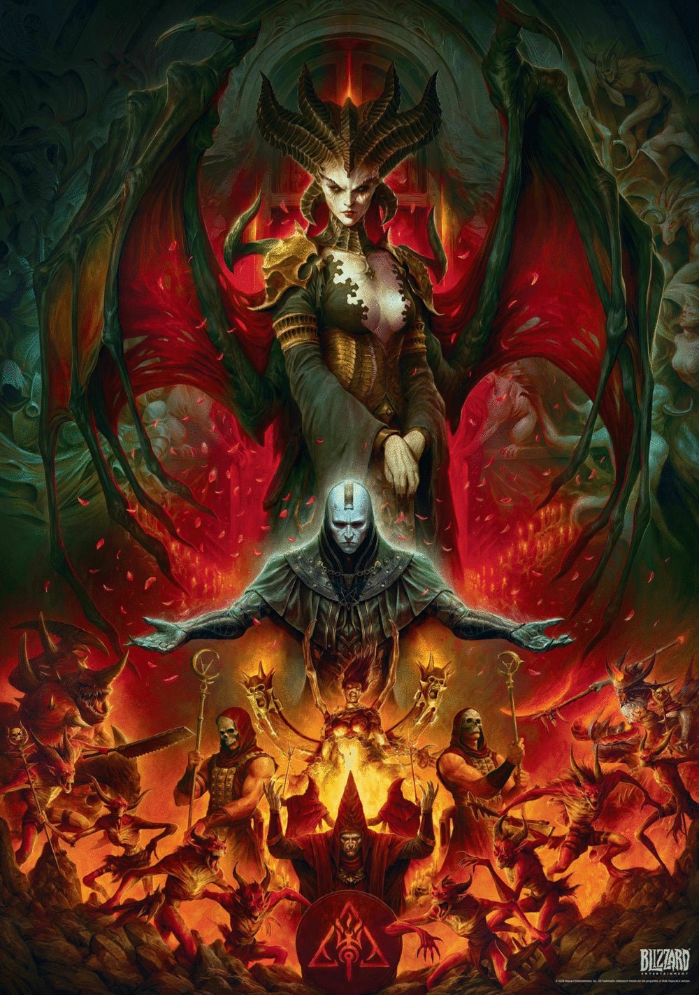 Diablo IV - Lilith kompozíció Good Loot 1000 darabos kirakó puzzle (GL - 5908305246800) - puzzlegarden