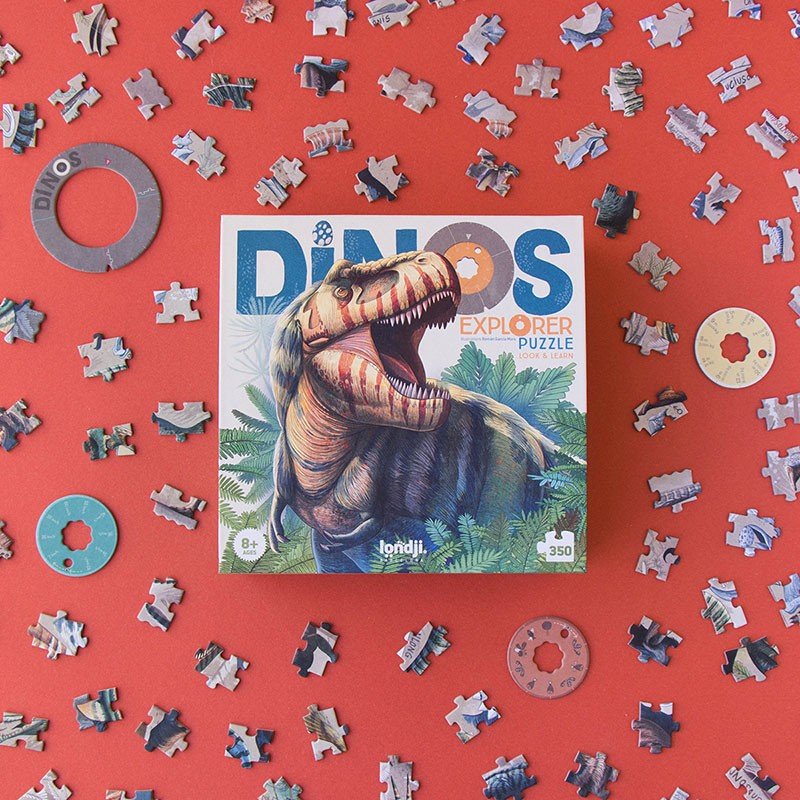 Dino felfedező Londji 350 darabos kirakó puzzle (LN - PZ567U) - puzzlegarden