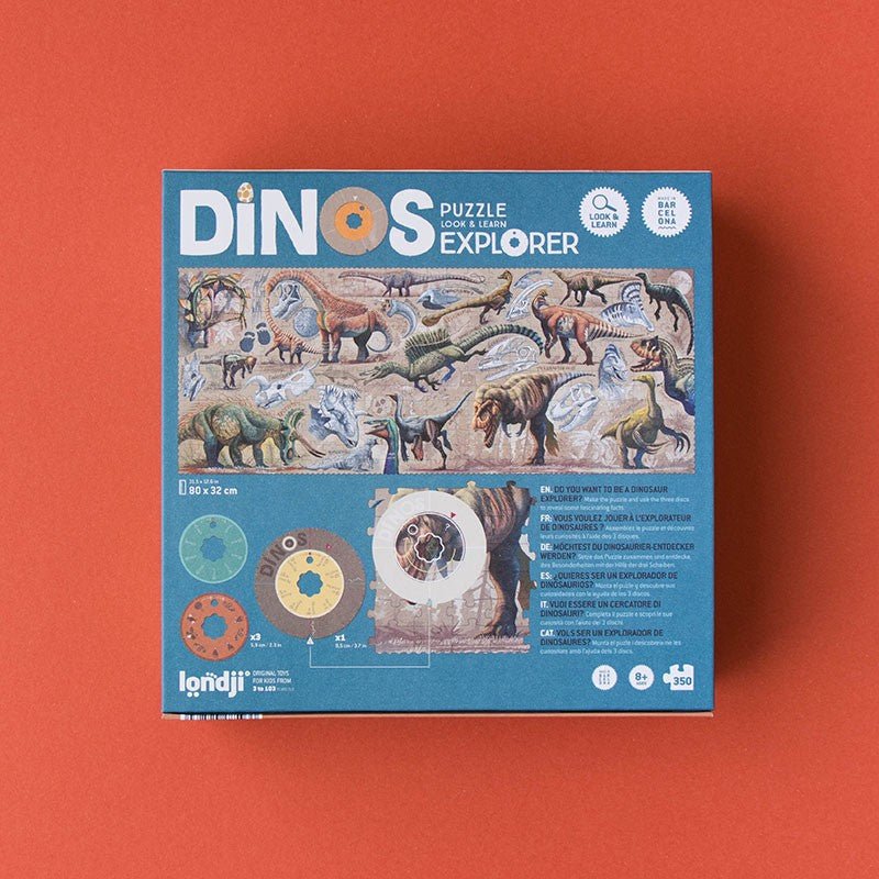 Dino felfedező Londji 350 darabos kirakó puzzle (LN - PZ567U) - puzzlegarden