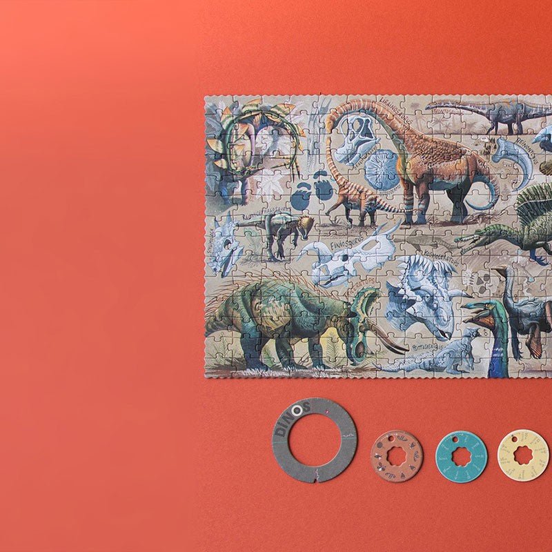 Dino felfedező Londji 350 darabos kirakó puzzle (LN - PZ567U) - puzzlegarden