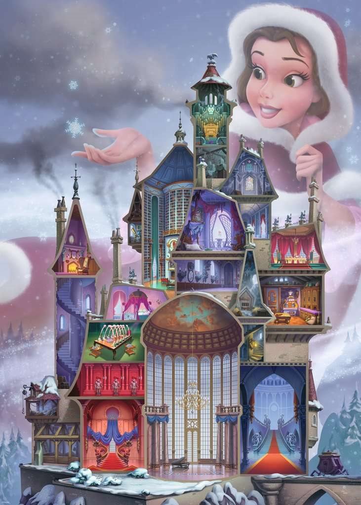 Disney Castle Collection - Belle Ravensburger 1000 darabos kirakó puzzle (RA - 12000262) - puzzlegarden