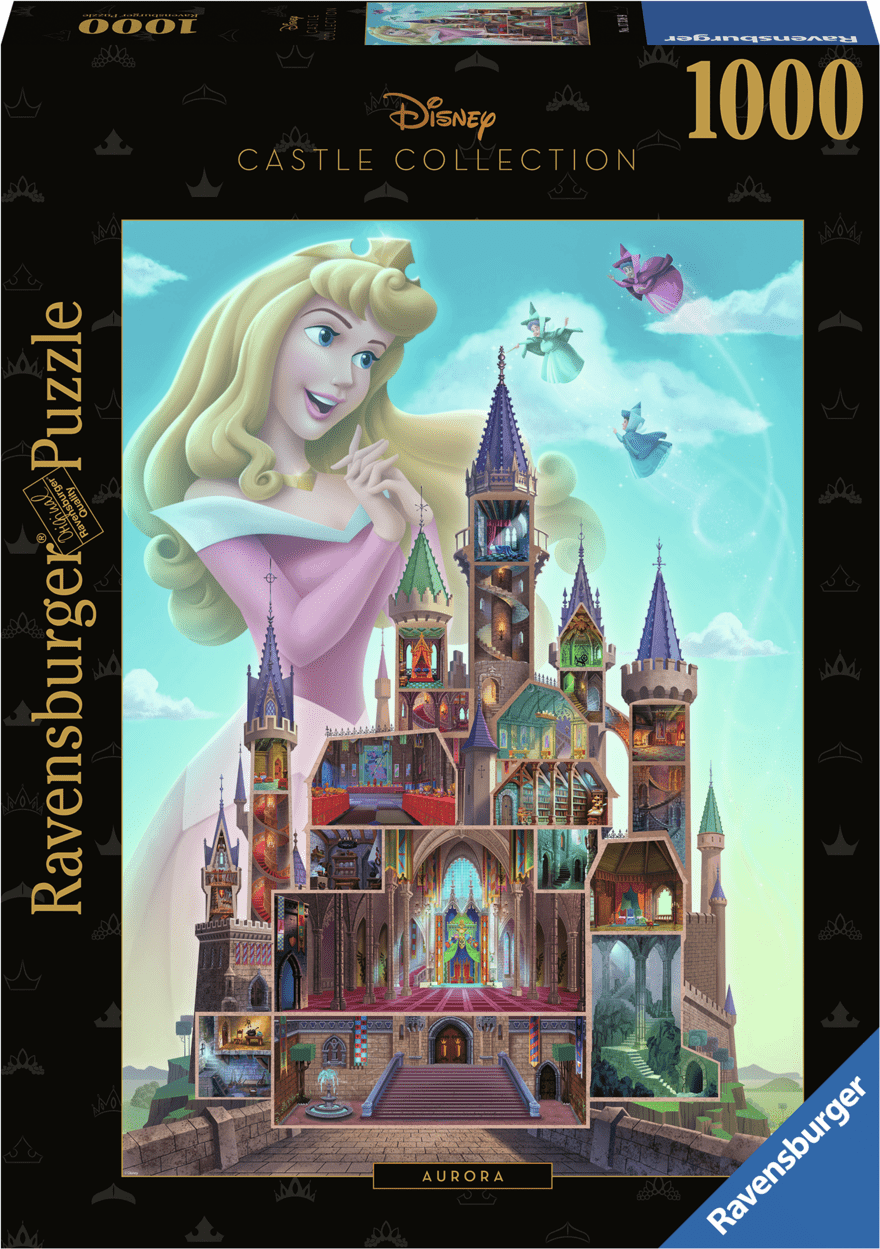 Disney Castle Collection - Csipkerózsika Ravensburger 1000 darabos kirakó puzzle (RA - 17338) - puzzlegarden