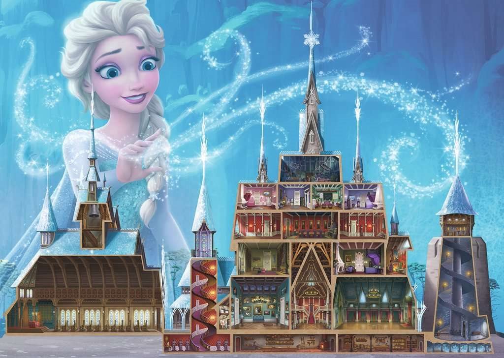 Disney Castle Collection - Elsa Ravensburger 1000 darabos kirakó puzzle (RA - 12000261) - puzzlegarden