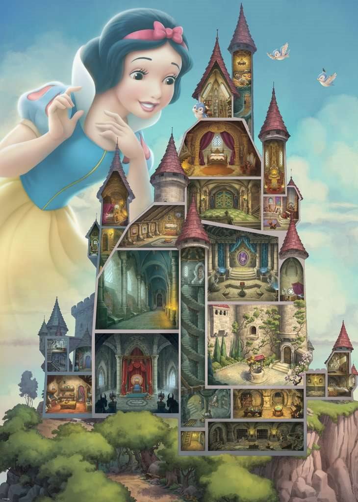 Disney Castle Collection - Hófehérke Ravensburger 1000 darabos kirakó puzzle (RA - 17329) - puzzlegarden