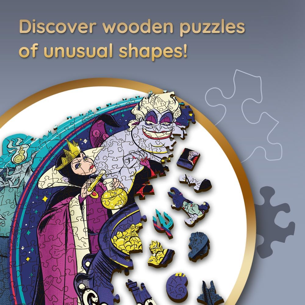 Disney Gonosztevők - Jól kifőztek valamit! - Fa kirakó Trefl Wood Craft 500 darabos kirakó puzzle (TR - 20196) - puzzlegarden