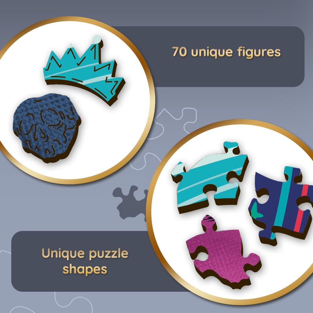 Disney Gonosztevők - Jól kifőztek valamit! - Fa kirakó Trefl Wood Craft 500 darabos kirakó puzzle (TR - 20196) - puzzlegarden