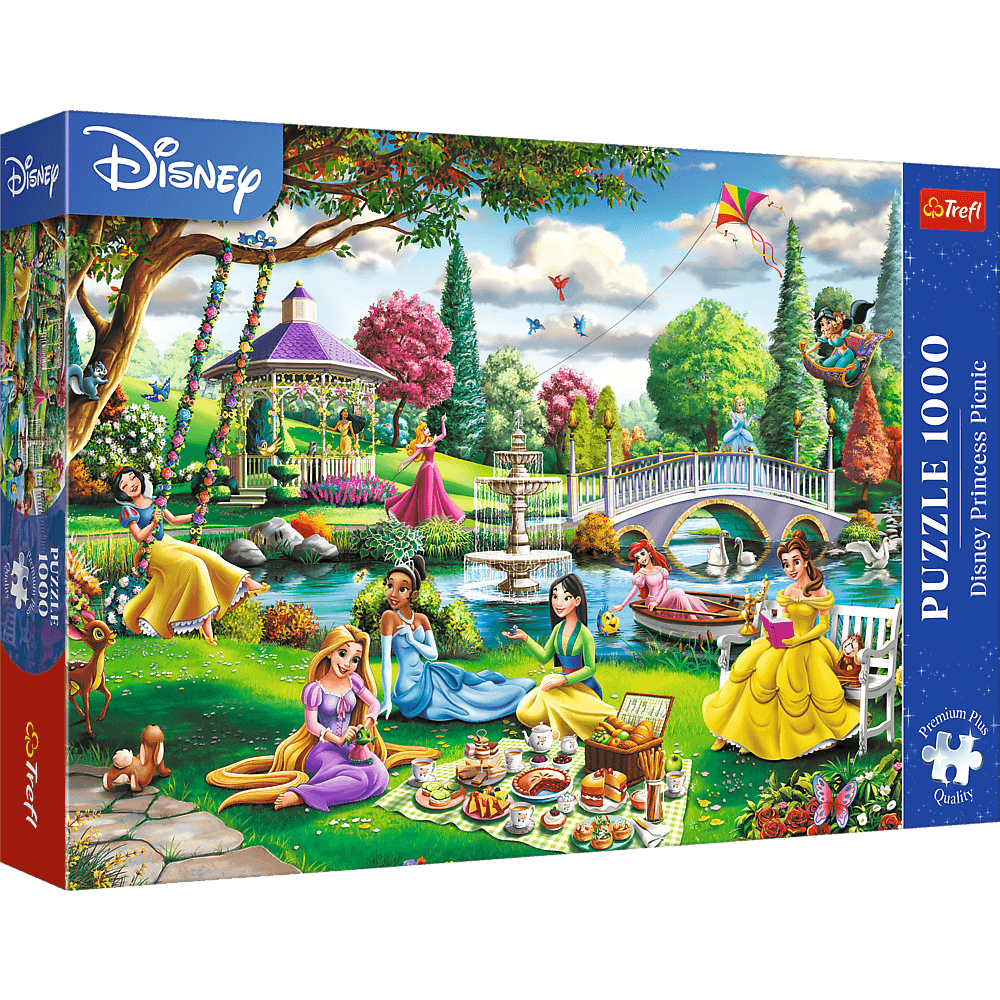 Disney Hercegnők Piknike Trefl 1000 darabos kirakó puzzle (TR - 10919) - puzzlegarden