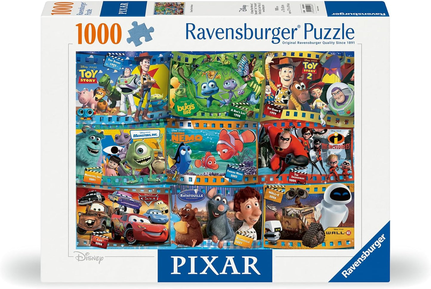 Disney Pixar Mesék Ravensburger 1000 darabos kirakó puzzle (RA - 12000298) - puzzlegarden